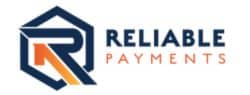 reliable payments logo on white background